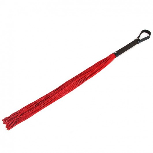 Мягкая плеть c красными шнурами SOFT RED LASH - 58 см. - Erotic Fantasy - купить с доставкой в Краснодаре