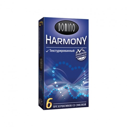 Текстурированные презервативы Domino Harmony - 6 шт. - Domino - купить с доставкой в Краснодаре