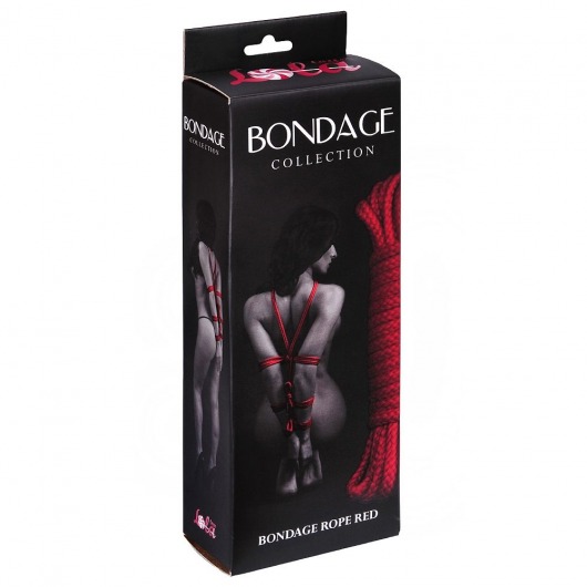 Красная веревка Bondage Collection Red - 9 м. - Lola Games - купить с доставкой в Краснодаре