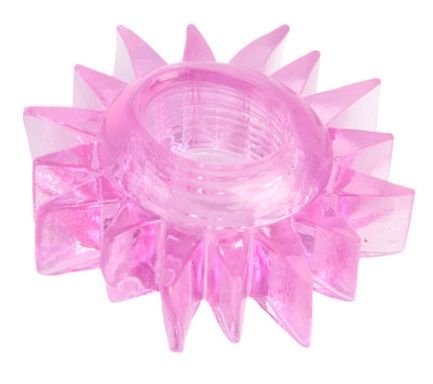 Розовое эрекционное кольцо - Toyfa Basic - в Краснодаре купить с доставкой