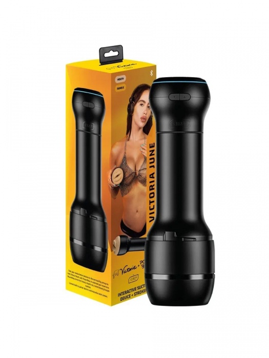 Мастурбатор-ротик с интерактивной насадкой PowerBlow   FeelVictoria Mouth - Kiiroo - в Краснодаре купить с доставкой