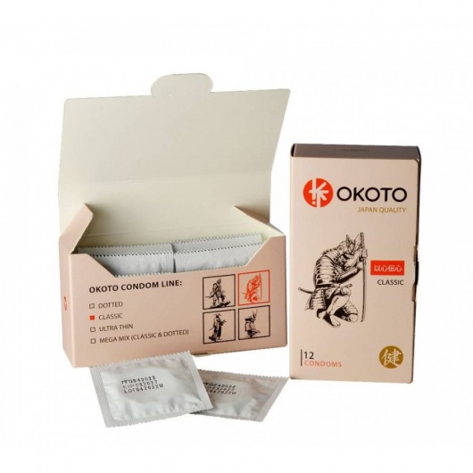 Презервативы OKOTO Classic - 12 шт. - Sitabella - купить с доставкой в Краснодаре