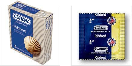 Презервативы с рёбрышками CONTEX Ribbed - 3 шт. - Contex - купить с доставкой в Краснодаре