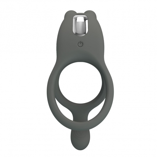 Серое эрекционное виброкольцо Dwayne - Baile - в Краснодаре купить с доставкой