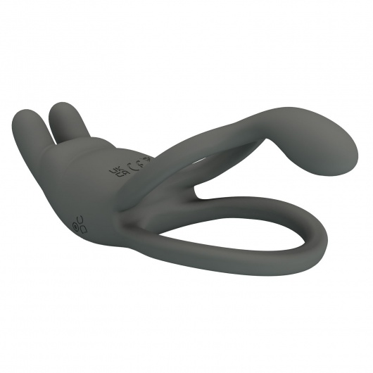 Серое эрекционное виброкольцо Dwayne - Baile - в Краснодаре купить с доставкой