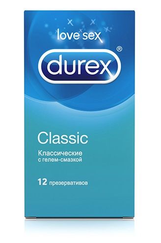Классические презервативы Durex Classic - 12 шт. - Durex - купить с доставкой в Краснодаре