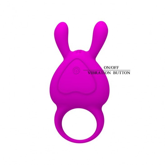 Фиолетовое перезаряжаемое эрекционное кольцо с вибрацией - Baile - в Краснодаре купить с доставкой