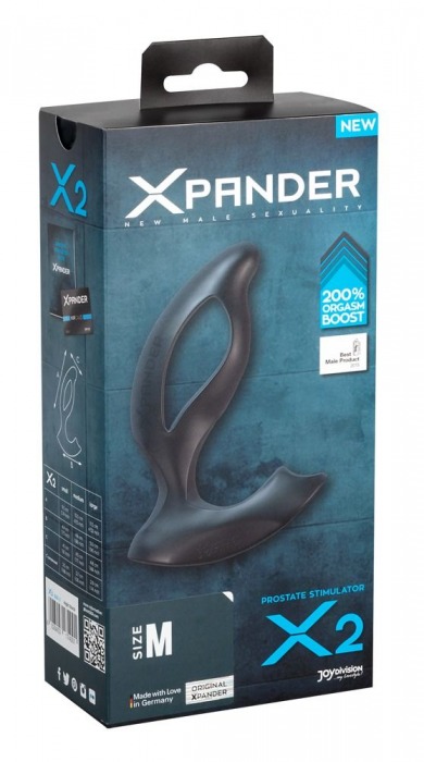 Стимулятор простаты JoyDivision Xpander X2 Size M - Joy Division - в Краснодаре купить с доставкой