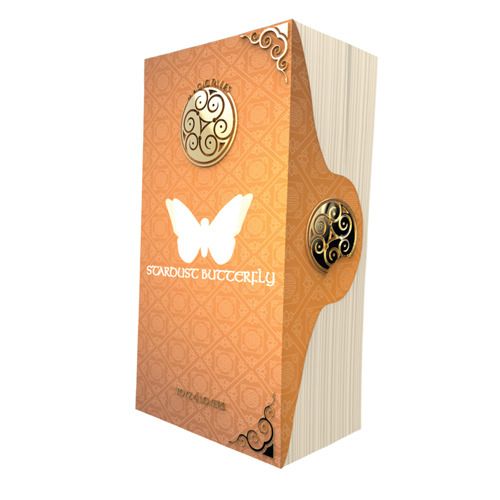 Вибратор MAGIC TALES STARDUST BUTTERFLY RABBIT с бабочкой для клиторального массажа - 24 см. - Toyz4lovers