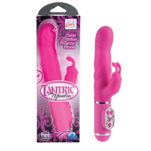 Розовый вибромассажер Tantric Mantra - 24 см. - California Exotic Novelties