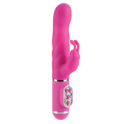Розовый вибромассажер Tantric Mantra - 24 см. - California Exotic Novelties