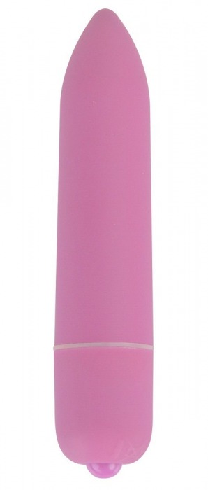Розовая удлинённая вибропуля Power Bullet Pink - 8,3 см. - Shots Media BV