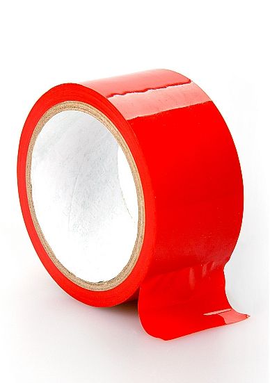 Красная лента для связывания Bondage Tape Red - Shots Media BV - купить с доставкой в Краснодаре