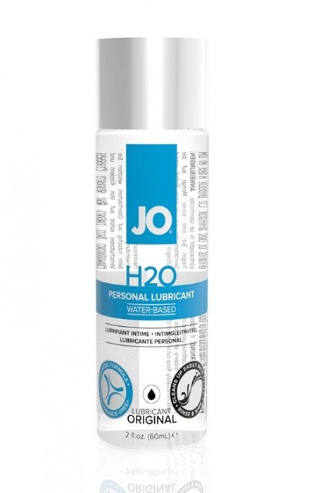 Нейтральный лубрикант на водной основе JO Personal Lubricant H2O - 60 мл. - System JO - купить с доставкой в Краснодаре