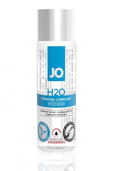 Возбуждающий лубрикант на водной основе JO Personal Lubricant H2O Warming - 60 мл. - System JO - купить с доставкой в Краснодаре