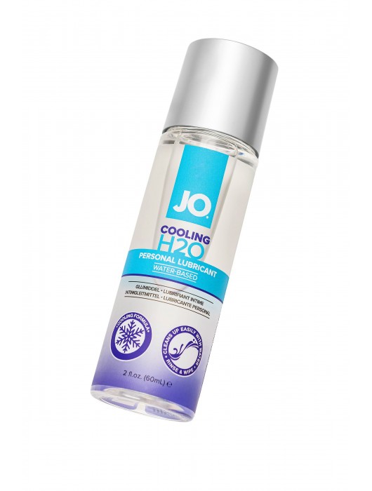 Охлаждающий лубрикант на водной основе JO Personal Lubricant H2O COOLING - 60 мл. - System JO - купить с доставкой в Краснодаре