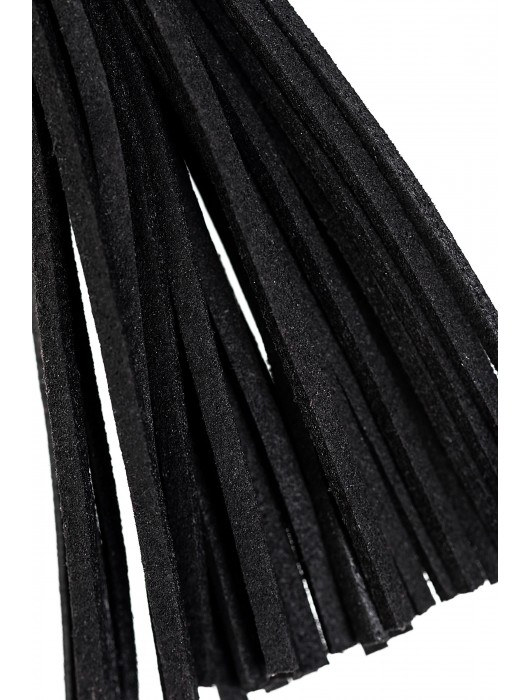 Зажимы на соски «Прищепки» с черными кисточками из замши - Pecado - купить с доставкой в Краснодаре