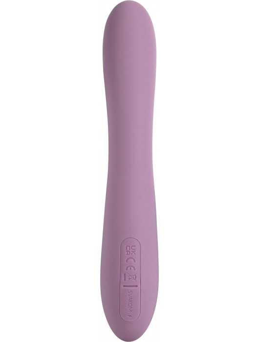 Сиреневый интерактивный вибратор-кролик Trysta Neo с шариком для зоны G - 18,4 см. - Svakom