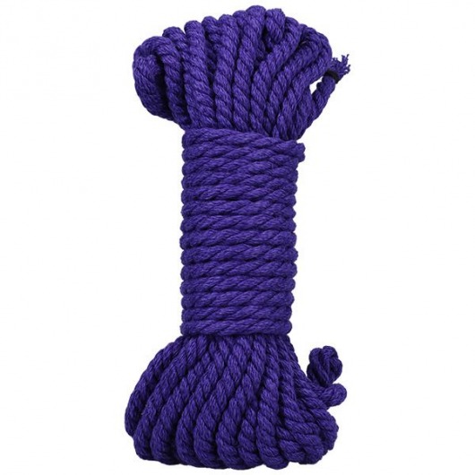 Фиолетовая верёвка для связывания и фиксации Bind Tie - 9,14 м. - Doc Johnson - купить с доставкой в Краснодаре