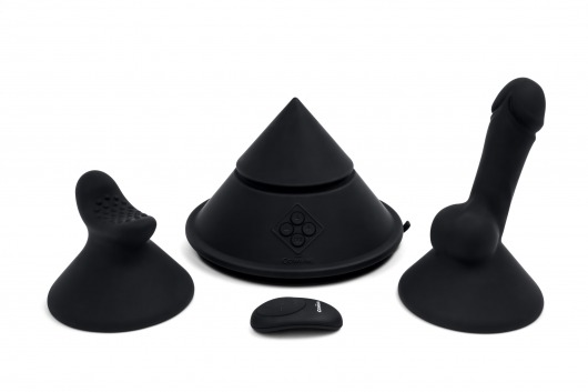 Конусный вибромассажер Cowgirl Cone с 2 насадками - CowGirl - купить с доставкой в Краснодаре