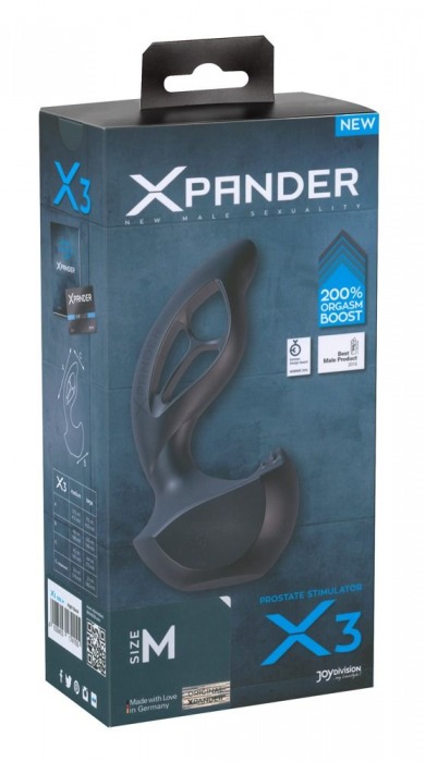 Стимулятор простаты JoyDivision Xpander X3 Size M - Joy Division - в Краснодаре купить с доставкой
