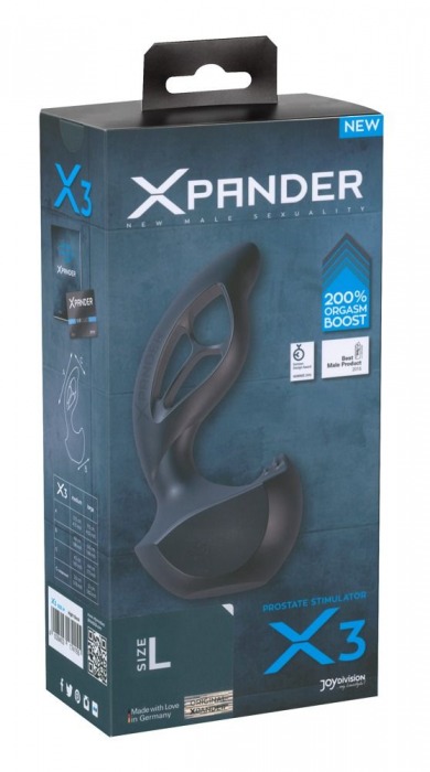 Стимулятор простаты JoyDivision Xpander X3 Size L - Joy Division - в Краснодаре купить с доставкой