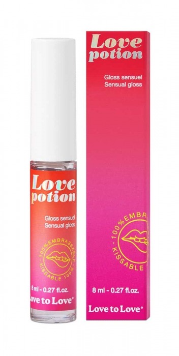 Возбуждающий блеск для губ Love Potion - 8 мл. - Love to Love - купить с доставкой в Краснодаре