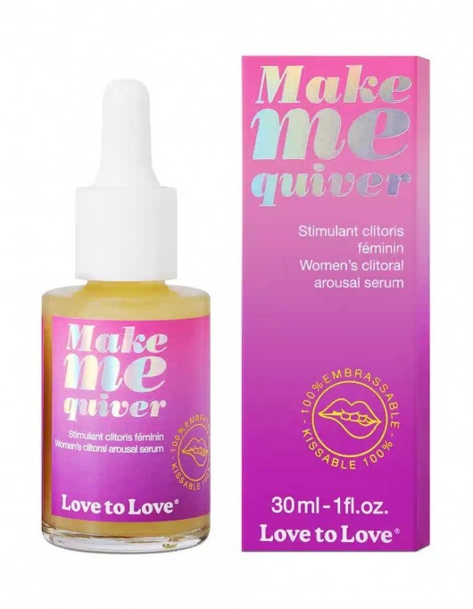 Возбуждающие капли для клитора Make Me Quiver - 30 мл. - Love to Love - купить с доставкой в Краснодаре