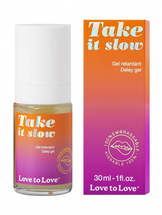 Пролонгирующий гель для мужчин Take It Slow - 30 мл. - Love to Love - купить с доставкой в Краснодаре