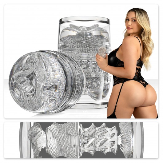 Прозрачный двусторонний мастурбатор Fleshlight Quickshot Mia Malkova - Fleshlight - в Краснодаре купить с доставкой