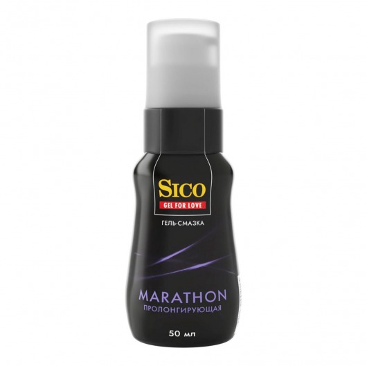 Пролонгирующая гель-смазка Sico Marathon - 50 мл. - Sico - купить с доставкой в Краснодаре