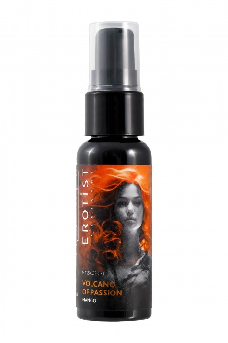 Гель с эффектом вибрации Volcano Of Passion со вкусом манго - 25 мл. - Erotist Lubricants - купить с доставкой в Краснодаре