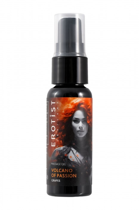 Гель с эффектом вибрации Volcano Of Passion со вкусом винограда - 25 мл. - Erotist Lubricants - купить с доставкой в Краснодаре