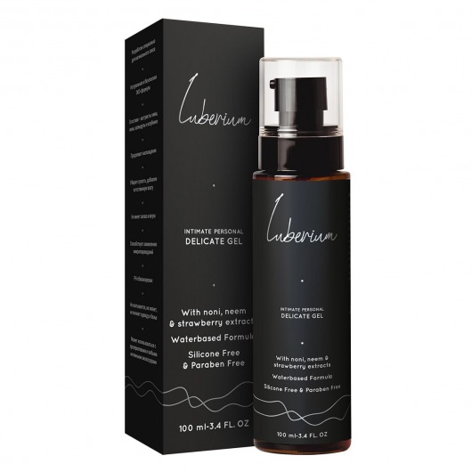 Интимный гель с экстрактами нони, нима и клубники Luberium Delicate Waterbased - 100 мл. - Luberium - купить с доставкой в Краснодаре