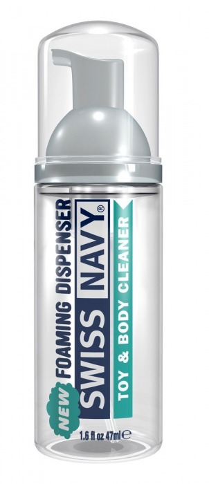 Очищающая пенка для игрушек и тела Toy   Body Cleaner Foamer - 47 мл. - Swiss navy - купить с доставкой в Краснодаре
