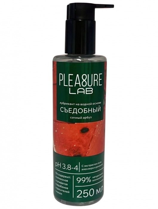 Лубрикант на водной основе Pleasure Lab с ароматом арбуза - 250 мл. - Pleasure Lab - купить с доставкой в Краснодаре