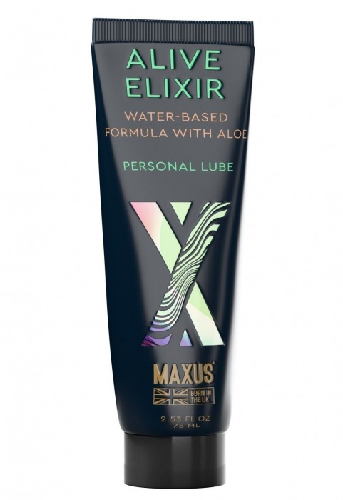 Интимный гель на водной основе MAXUS Alive Elixir - 75 мл. - Maxus - купить с доставкой в Краснодаре