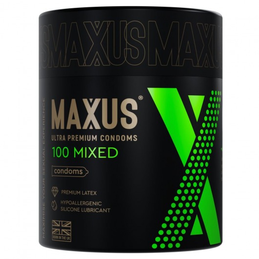 Презервативы MAXUS Mixed - 100 шт. - Maxus - купить с доставкой в Краснодаре