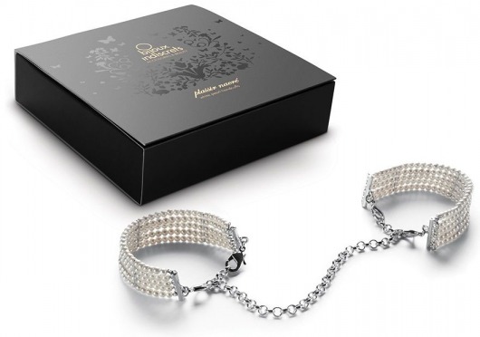 Дизайнерские наручники Plaisir Nacre Bijoux - Bijoux Indiscrets - купить с доставкой в Краснодаре