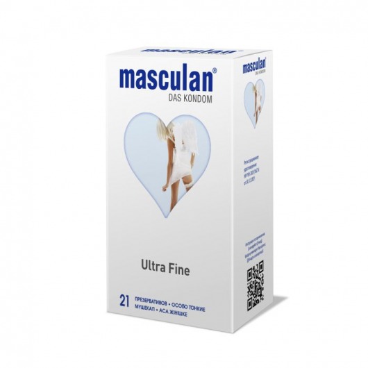Особо тонкие презервативы Masculan Ultra Fine - 21 шт. - Masculan - купить с доставкой в Краснодаре