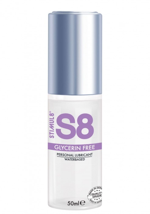 Лубрикант на водной основе S8 Glycerin Free без глицерина - 50 мл. - Stimul8 - купить с доставкой в Краснодаре