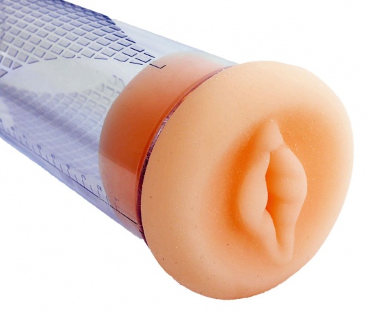 Телесный уплотнитель для вакуумной помпы в виде вагины - Boys of Toys - в Краснодаре купить с доставкой