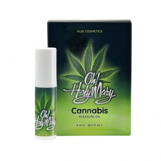 Стимулирующее масло Oh! Holy Mary Cannabis Pleasure Oil - 6 мл. - Nuei cosmetics - купить с доставкой в Краснодаре
