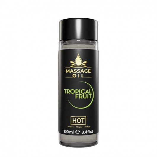 Массажное масло c ароматом тропических фруктов Massage Oil - 100 мл. - HOT - купить с доставкой в Краснодаре
