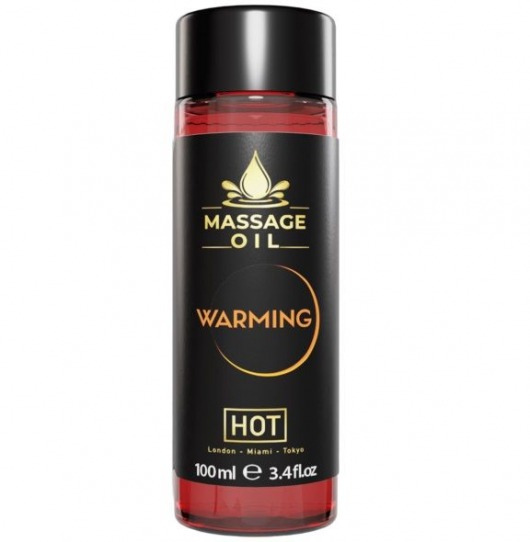 Массажное масло с согревающим эффектом Massage Oil Warming - 100 мл. - HOT - купить с доставкой в Краснодаре