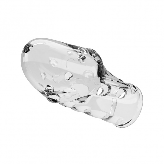 Прозрачная насадка на пенис Booker - 8 см. - Baile - в Краснодаре купить с доставкой