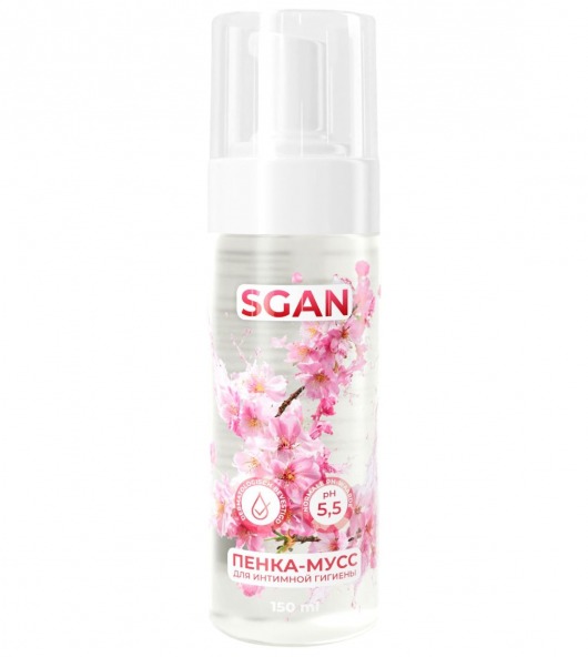 Пенка-мусс для интимной гигиены SGAN с пребиотиками - 150 мл. - SGAN - купить с доставкой в Краснодаре