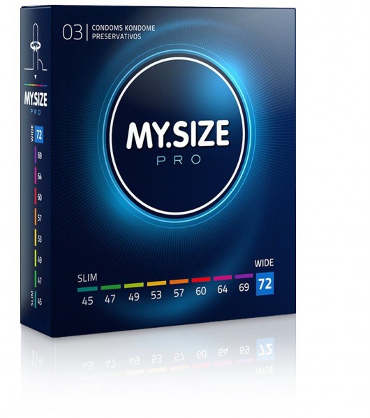 Презервативы MY.SIZE размер 72 - 3 шт. - My.Size - купить с доставкой в Краснодаре