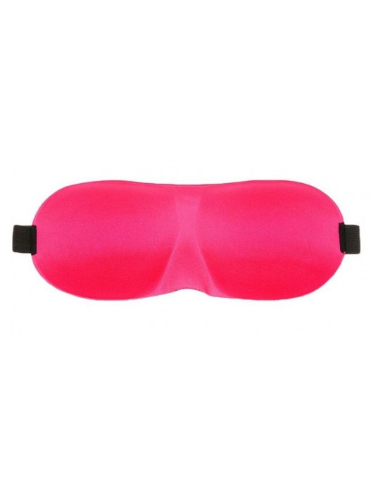 Розовая глухая маска на резинке - Sitabella - купить с доставкой в Краснодаре