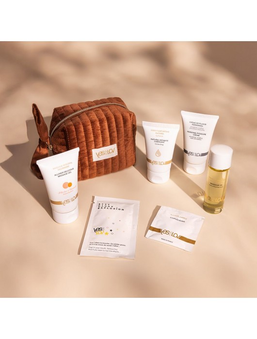 Набор YESforLOV La Trousse Enchantée в коричневой косметичке - YESforLOV - купить с доставкой в Краснодаре